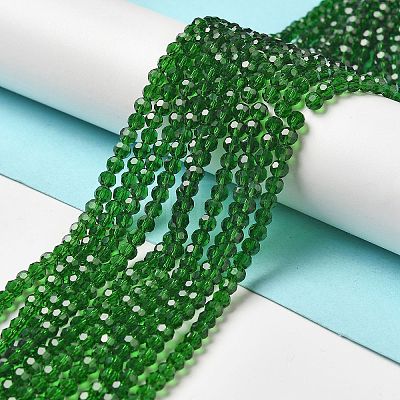 Transparent Glass Beads EGLA-A035-T4mm-D10-1