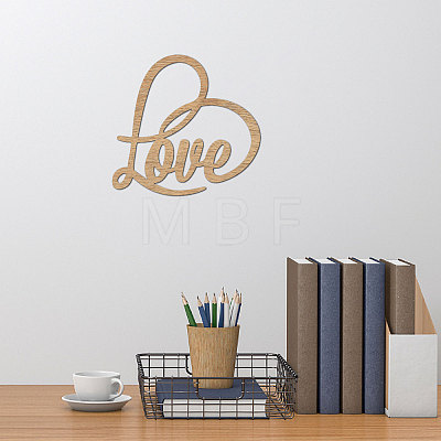 Laser Cut Unfinished Basswood Wall Decoration WOOD-WH0113-124-1