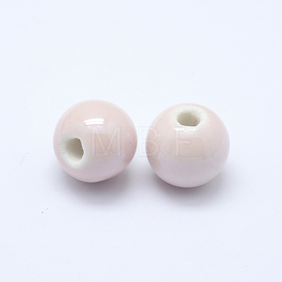 Handmade Porcelain Beads PORC-D001-12mm-24-1
