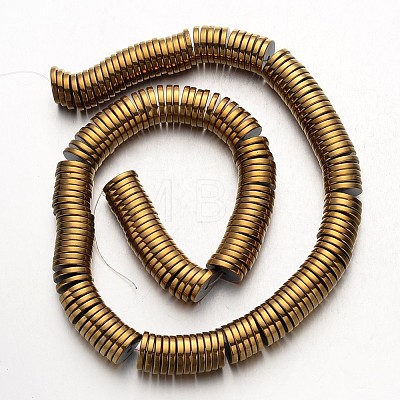 Electroplate Non-magnetic Synthetic Hematite Beads Strands X-G-F300-17A-03-1