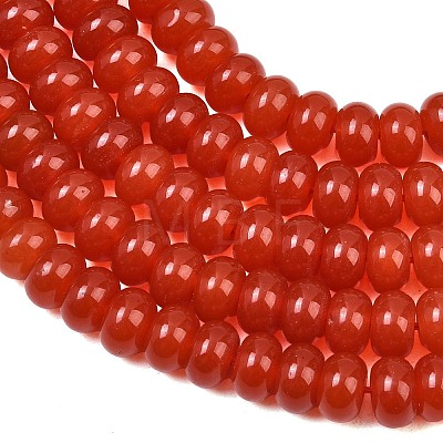 Natural Deyd White Jade Beads Strands GG-CBAD029-B05-5x8mm-1