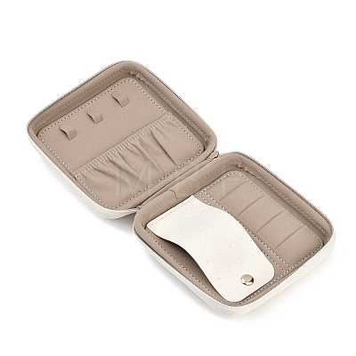 Portable Travel EVA & PU Leather Jewelry Storage Boxes CON-D016-01B-1