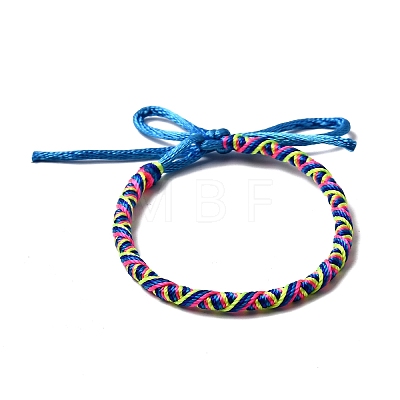 Adjustable Polyester Cord Braided Friendship Bracelets FB-CBA27E8-02B-1