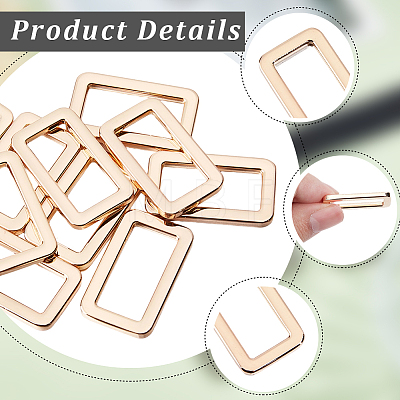 10Pcs Alloy Slider Buckles FIND-CY0001-96LG-1