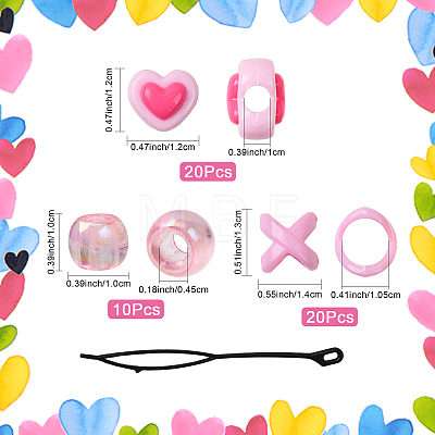 Acrylic Hair Coil Cuffs FIND-FZC0005-004A-01-1