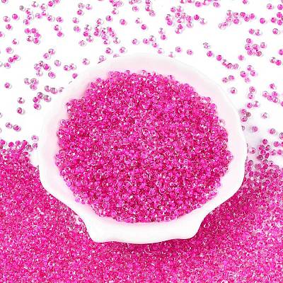8/0 Inside Colours Transparent Glass Seed Beads X1-SEED-T007-06I-1