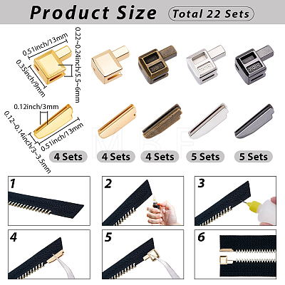 22 Sets 5 Styles Clothing Accessories FIND-CP0004-08-1
