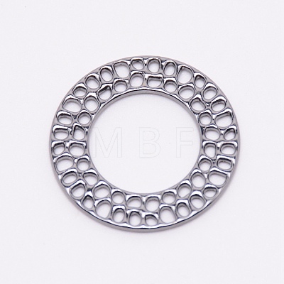 Zinc Alloy Filigree Joiners Links PALLOY-WH0076-41B-RS-1