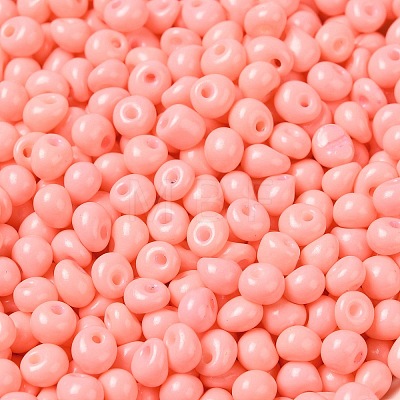 6/0 Opaque Baking Paint Glass Seed Beads X1-SEED-M012-02A-35-1