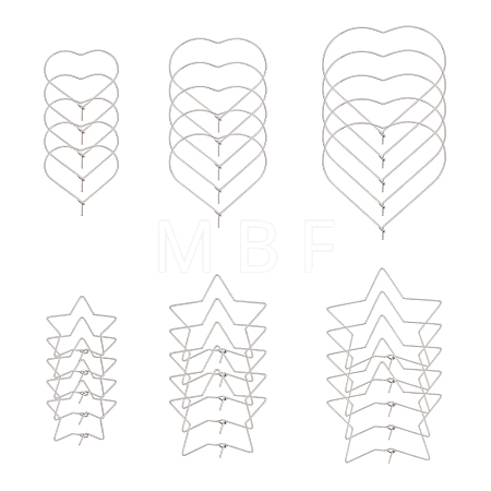 304 Stainless Steel Hoop Earring Findings STAS-UN0017-02P-1