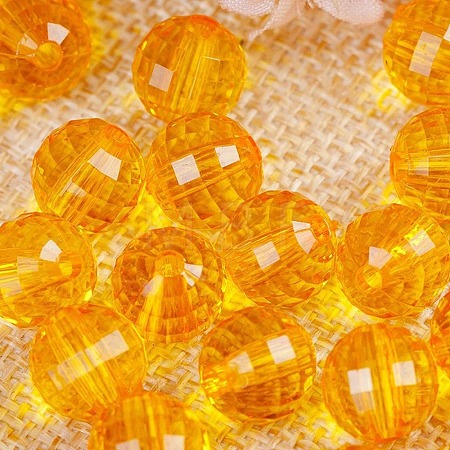 Transparent Acrylic Beads TACR-NH0001-F-04-1
