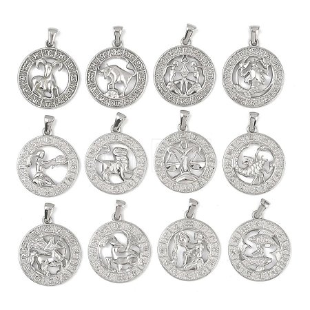 304 Stainless Steel Pendants STAS-C131-03P-1