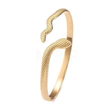 304 Stainless Steel Bangles LS-BJEW-P290-01G-1
