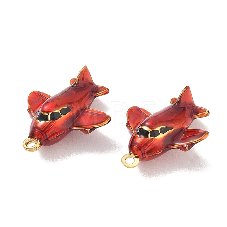 304 Stainless Steel Enamel Pendants STAS-L316-20G-1