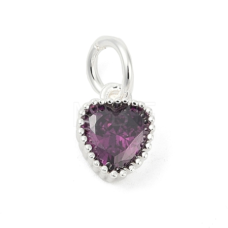 Brass Micro Pave Cubic Zirconia Pendants LS-KK-H204-01S-03-1