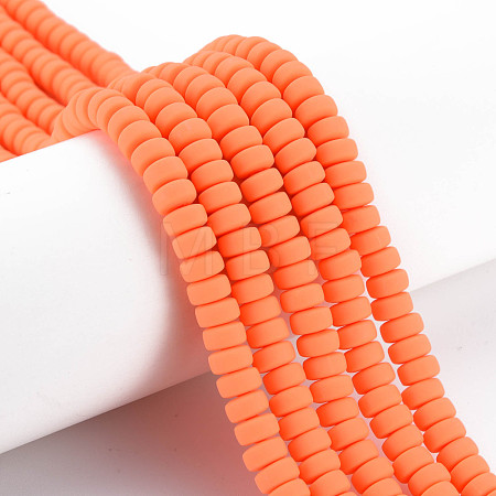 Handmade Polymer Clay Beads Strands CLAY-N008-41-1