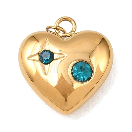 304 Stainless Steel Pendants STAS-H244-06G-01-1
