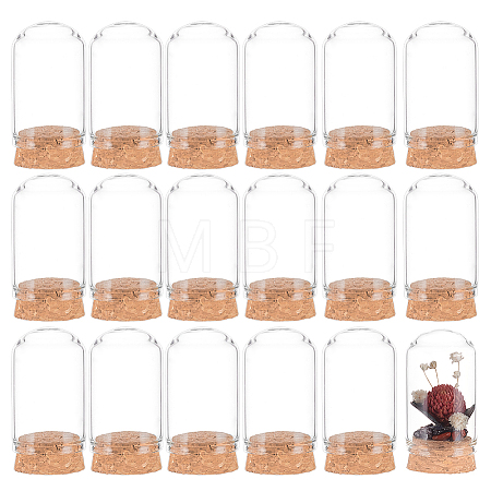 30Pcs Glass Dome Cloche Cover AJEW-BC0002-14A-1