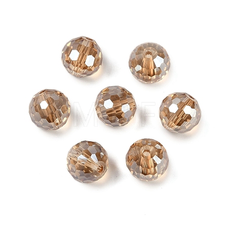 Transparent Electroplate Glass Beads EGLA-N002-31-G09-1