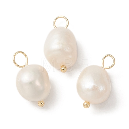 Natural Freshwater Pearl Pendants X-PALLOY-JF02153-01-1