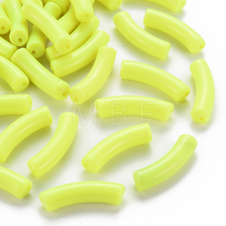 Opaque Acrylic Beads X-MACR-S372-002B-S023-1
