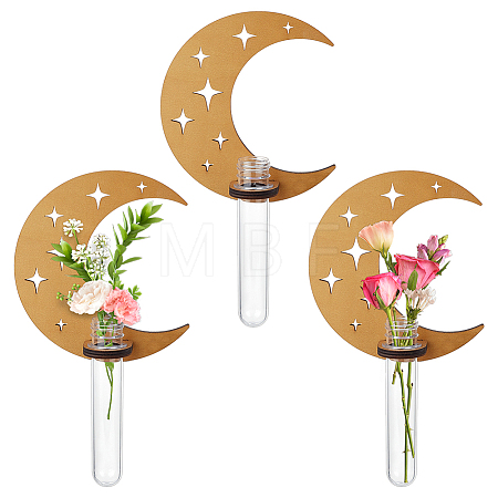 Wall-mounted Plastic Hydroponic Vase AJEW-WH0567-32-1