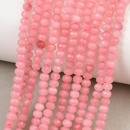 Dyed Natural Whie Jade Beads Strands GG-CBAF9EE-A23-3x4mm-1