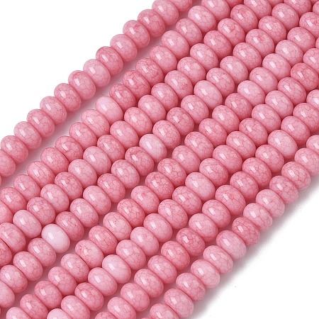 Ombre Effect Dyed Glass Beads Strands X-GLAA-C043-01G-1