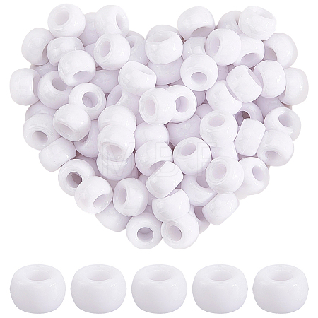 800Pcs Opaque Plastic Beads KY-SP0001-47A-1