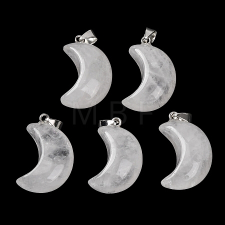 Natural Quartz Crystal Pendants G-F820-02K-01-1