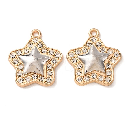 Alloy Rhinestone Pendants RB-CBAA987-04A-1