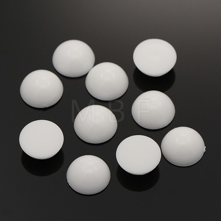 Half Round Acrylic Cabochons SACR-O002-16-12mm-1