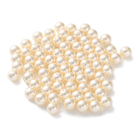 Plastic Imitation Pearl Beads FIND-M059-01C-07-1