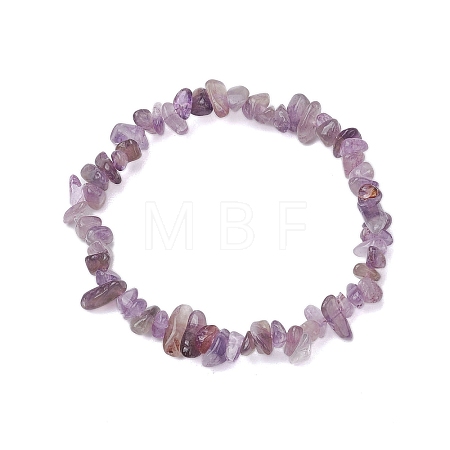 Natural Amethyst Beads Kids Bracelets BJEW-JB10611-03-1