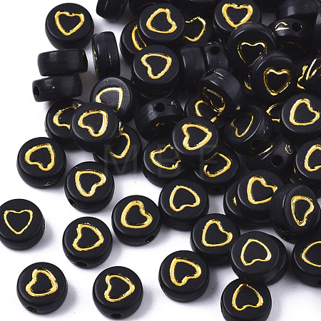 Opaque Acrylic Beads PACR-N006-004-1