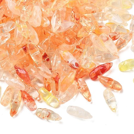Two Tone Imitation Gemstone Style Acrylic Beads AC-CBA6852-01H-1