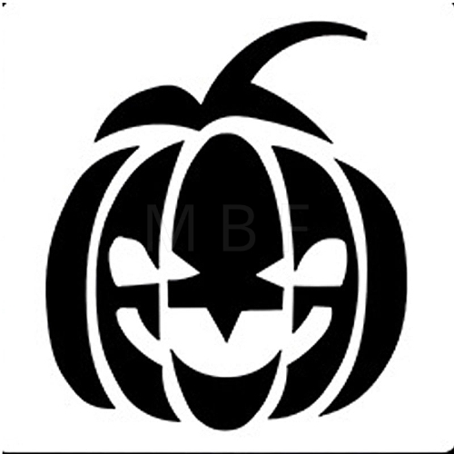 Halloween Pumpkin PET Drawing Stencil PW-WG09E87-03-1