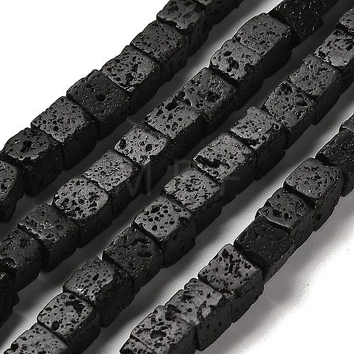 Natural Lava Rock Beads Strands G-G175-E15-01-1