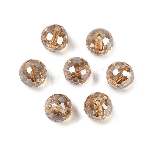 Transparent Electroplate Glass Beads EGLA-N002-31-G09-1