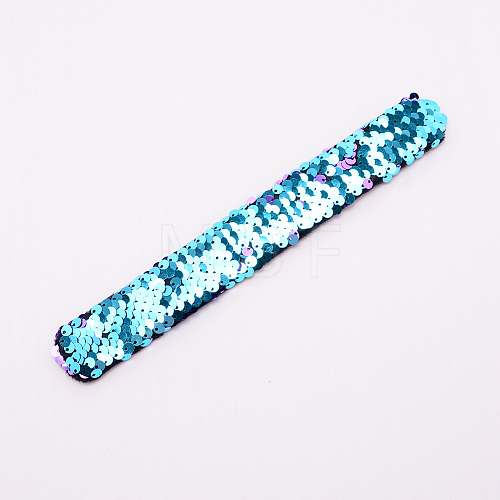 Mermaid Slap Bracelets BJEW-TAC0004-03R-1
