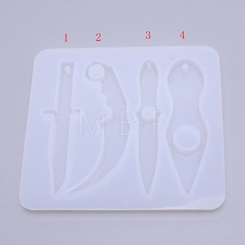 Self Defence Keychain Silicone Molds DIY-TAC0007-97D-1