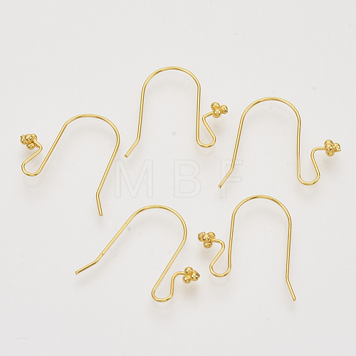 Brass Earring Hooks X-KK-N216-29-1