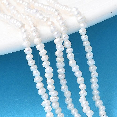 Natural Cultured Freshwater Pearl Beads Strands PEAR-I007-07D-01A-1