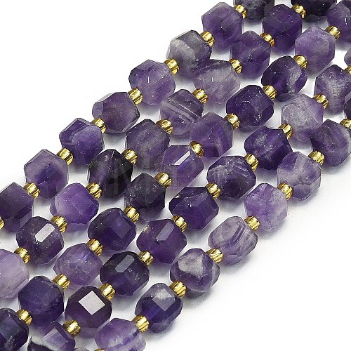 Natural Amethyst Jade Beads Strands G-I376-D27-01-1