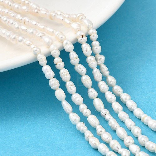 Natural Cultured Freshwater Pearl Beads Strands PEAR-I007-01M-01A-1