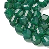 Natural Green Onyx Agate Beads Strands G-C267-B13-4