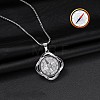 Rotatable Alloy Pendant 316 Surgical Stainless Steel Chain Necklaces for Men FS-WG50373-08-1