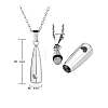 Titanium Steel Pendant Necklaces PW-WG21928-01-2