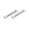 Tarnish Resistant 304 Stainless Steel Link Connectors LS-STAS-Z034-18A-P-2