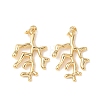 Brass Pendants KK-C143-46F-G-1